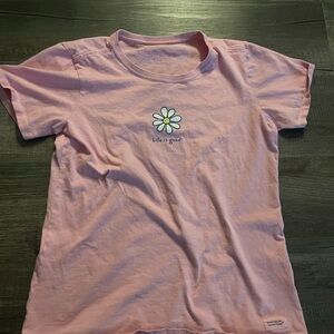 Life Is Good Vintage Pink Tee